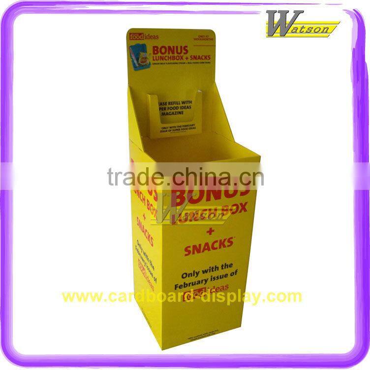 Durable supermarket promotion daily items Cardboard Display Shelf