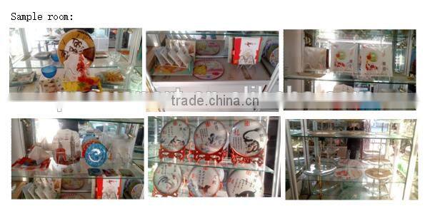 Advertising gift Customized tempered glass vegetables plate