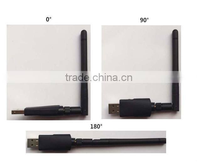 mini 2T2R 300Mbps wireless usb wifi adapter with external antenna With WPS botton