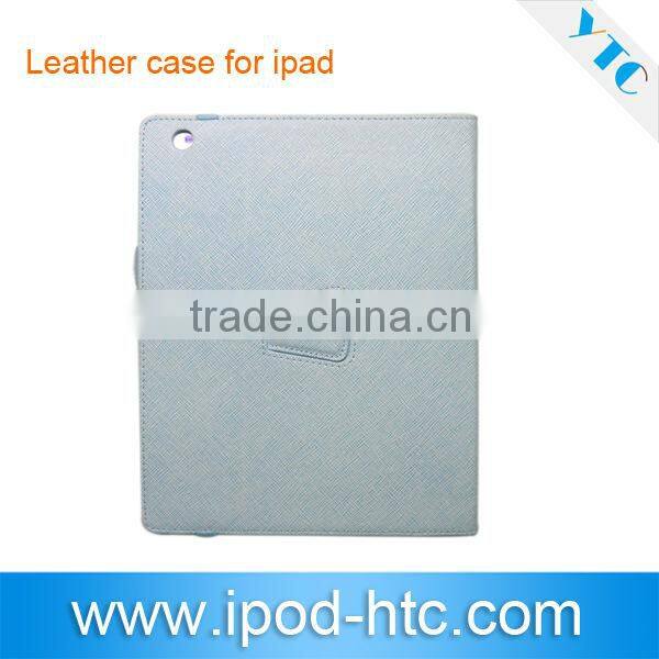 2013 Newest PU Leather Case for iPad 4 /3/2 9.7inch Tablet case