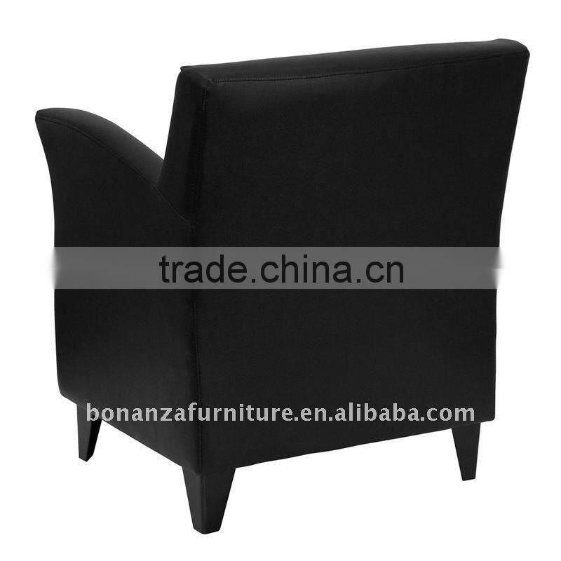 modern leather armchair