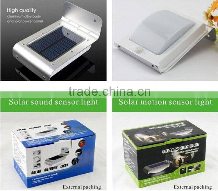 HOT SALE!! solar led wall light with Motion sensor