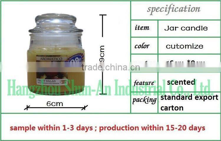 Luxury scented fireworks roman candles in yankee glass jar