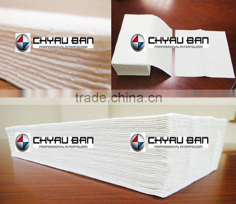 Printing Brand Name V Fold Hand Paper Towels Lamination Machine