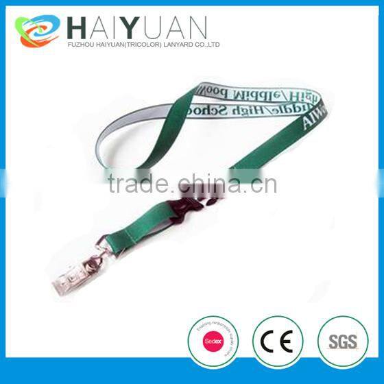 door to door lightweight polyster heat-transfer lanyard