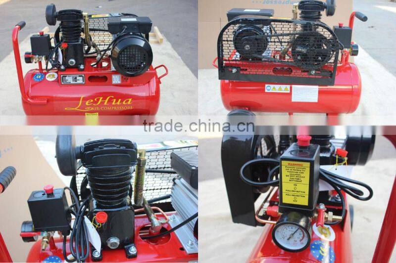 high quality Z type 1.5hp 1400RPM belt driven air compressor
