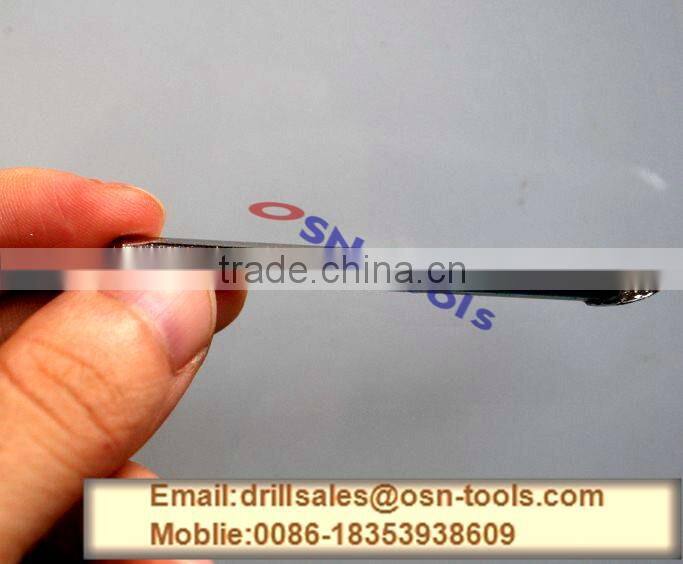 Tungsten carbide Easy and quick chip removal glass drill bit