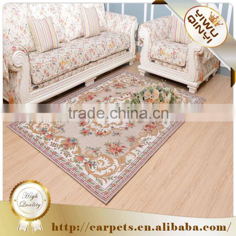 Hot sale oriental art chenille yarn jacquard home textile floor carpets / cheap rug