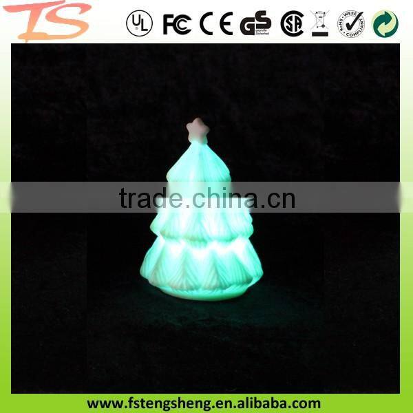 plastic color Changing LED Christmas Tree decor Lamp Night Light