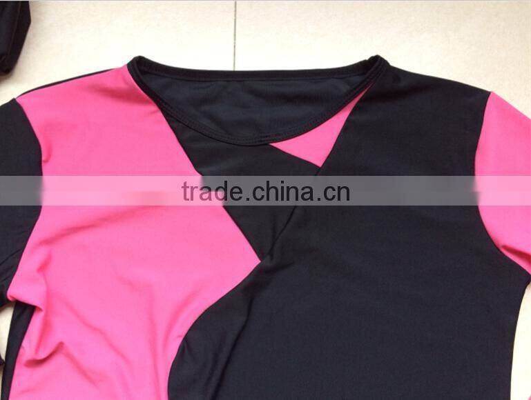 2016 new summer girl casual muslim dress swimwear for women