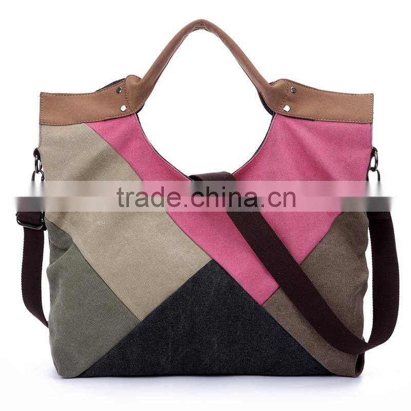 Non toxic customized tote shoulder pu ladies bags