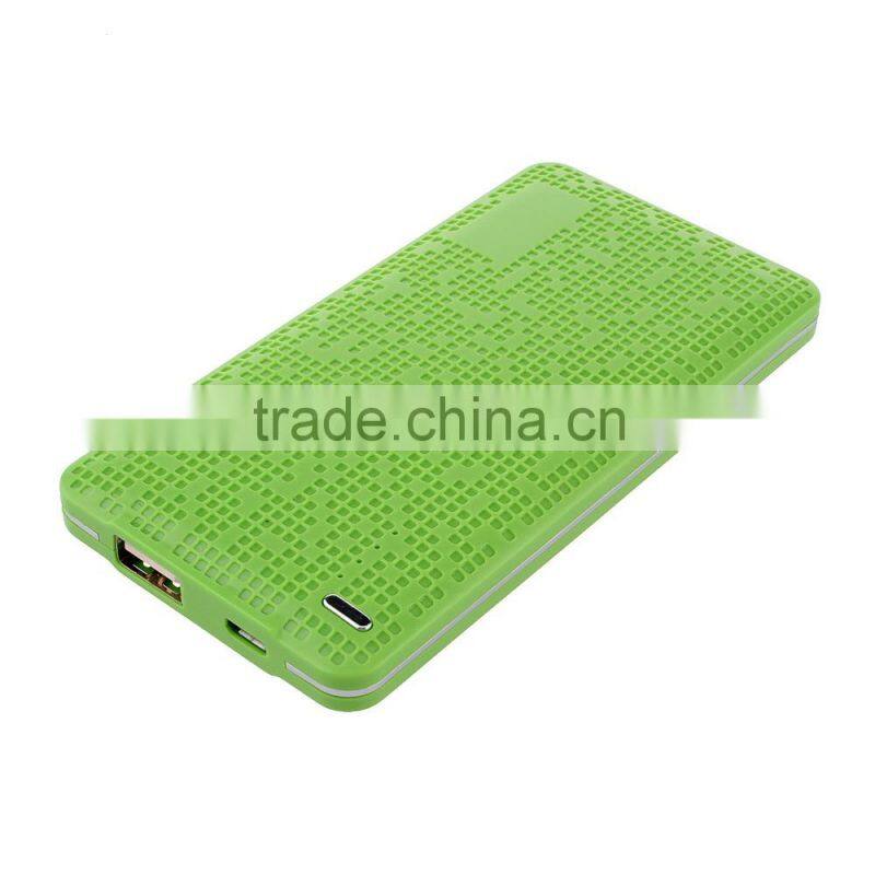 Cheap mobile phone charger colorful portable power bank charger with led charge indicator