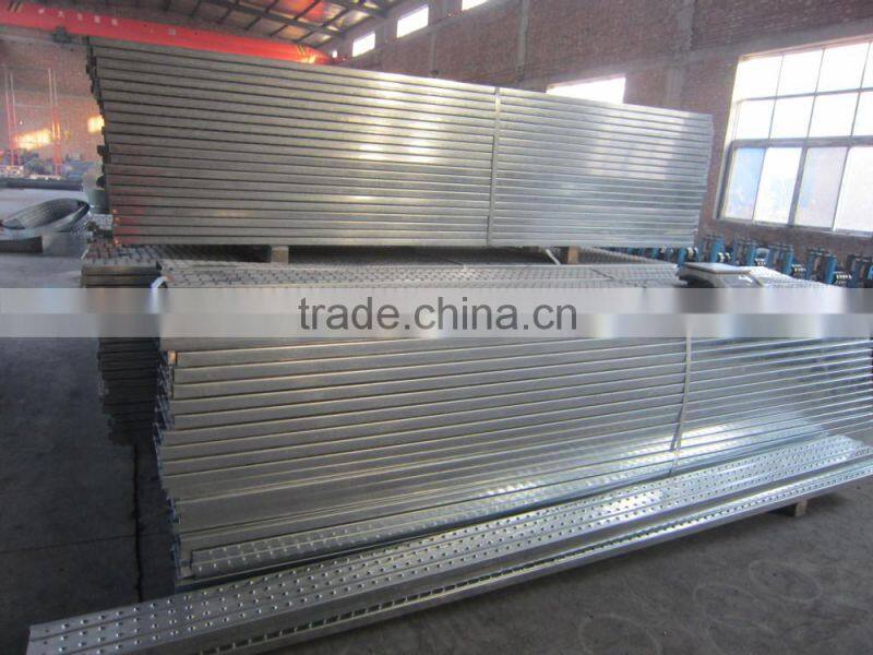 Scaffolding steel plank walk board 420 * 45 * 1829mm