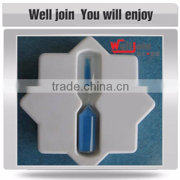 Promotional 5min plastic mini sand shower timer