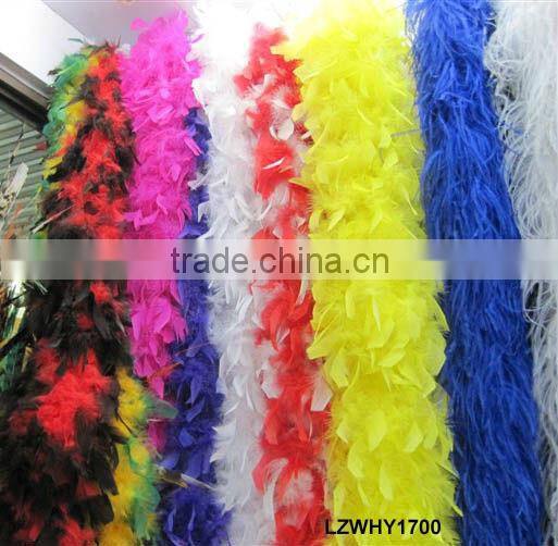 Fluffy turkey feather chandelle boa LZYJ41