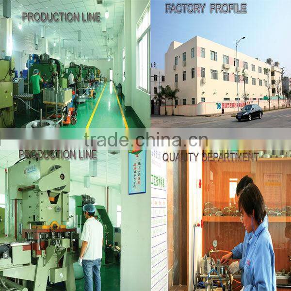 502#(126.5m)Hot sale Aluminum normal bottom ends