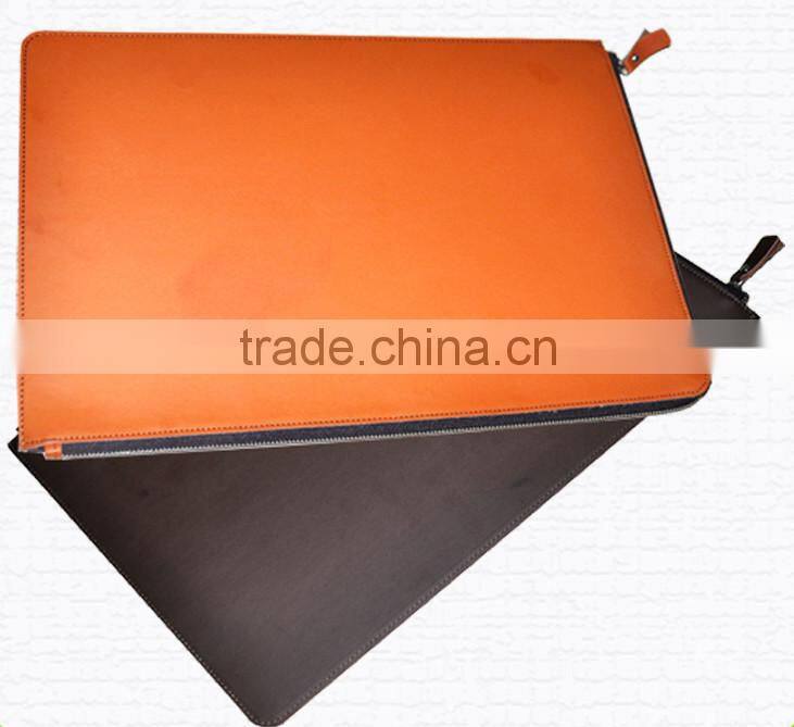 Hot selling high quality felt with leather laptop bag for promotion,cheap designer laptop bags