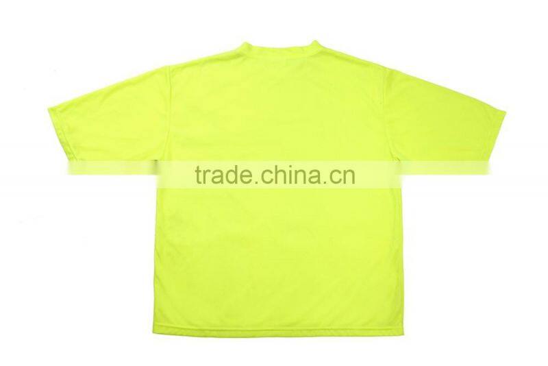 High Quality Hi-Vis Reflective Safety Work Shirt Fashion Casual Running Shirt High Visibility