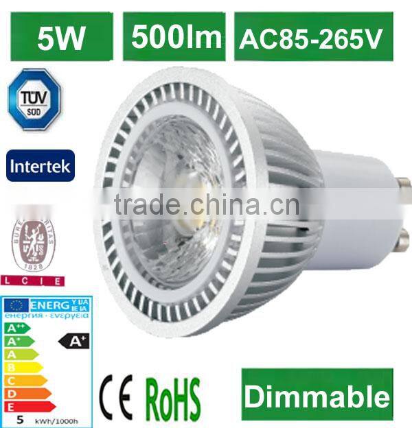Private label in Ningbo factory gu10 5w smd led spotlight