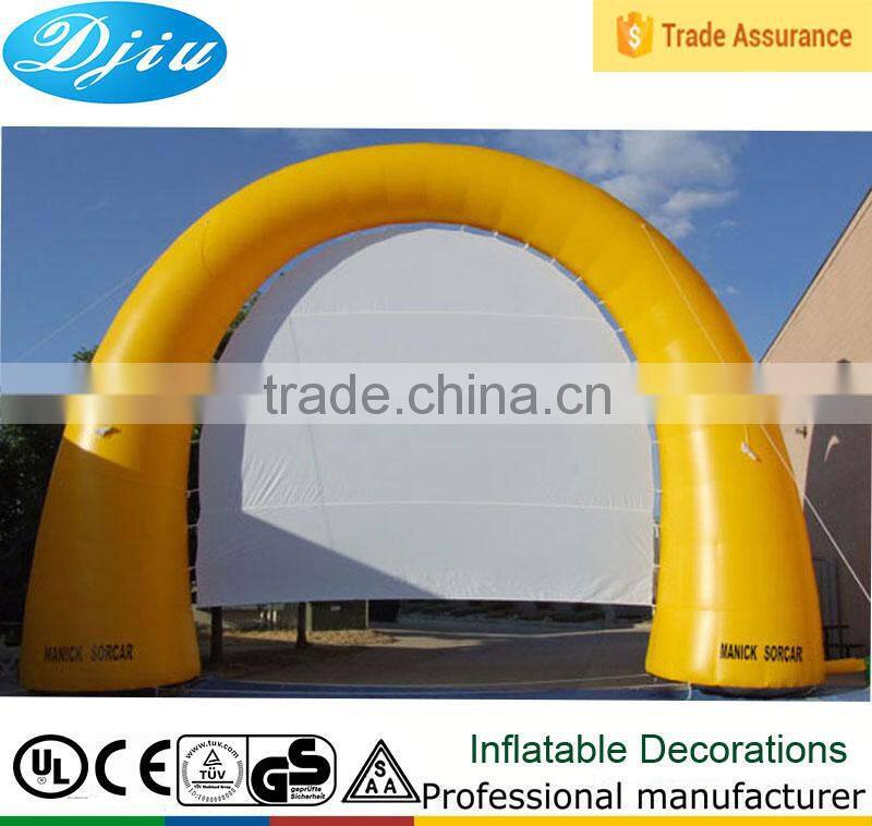 DJ-GM-47 outdoor pvc inflatable entrance arch inflatable advertising arch factory outlet