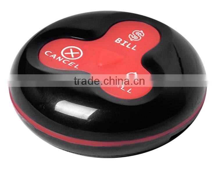 Dining Hall ordering system waiter call vibrator table button system