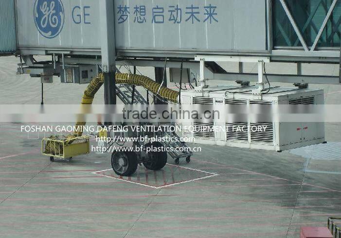 reducing flexible insulated air duct hose with hose clamp