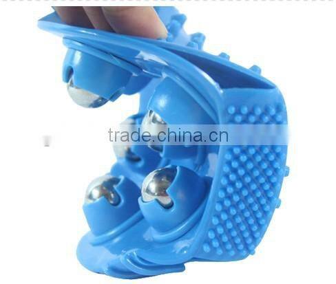 7 rolling ball bearing massage gloves