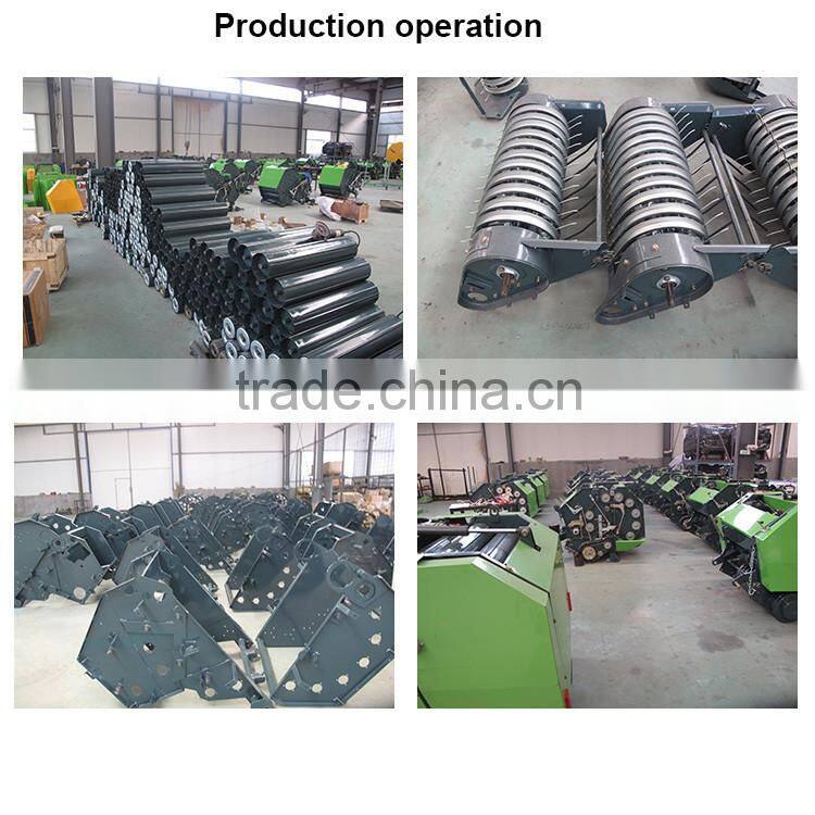 Hot sale direct factory straw bale press machine to farmed animals