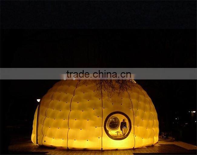 high quality inflatable tents export to Europe/semi-circular tent