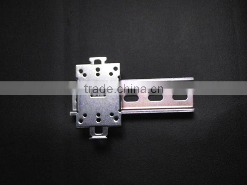 Din-rail electrical terminal clip