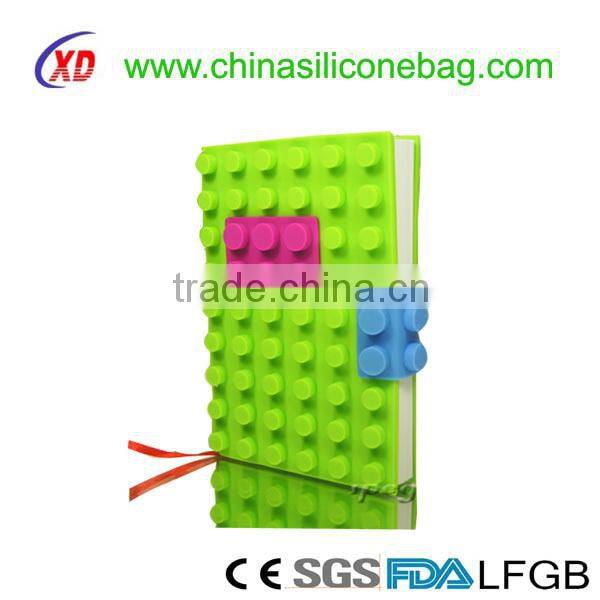 Special design cute silicone notebook cover/ silicone book cover