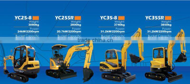 Chinese New 2 Ton Mini Track Excavator for Sale