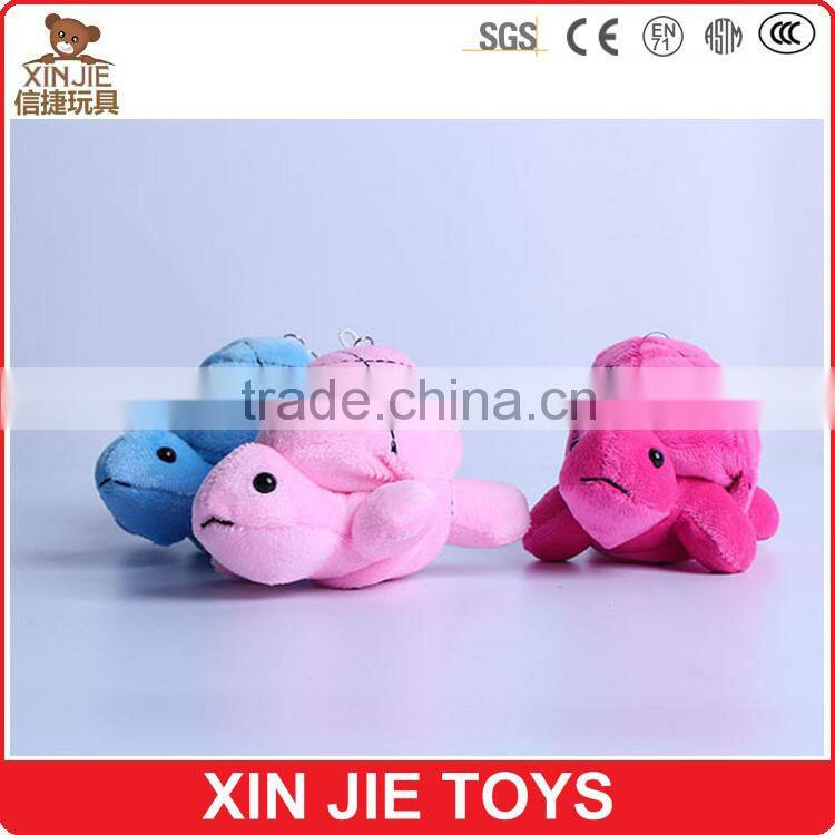 soft turtle keychain custom plush sea animal keychain 5inch soft turtle pendant