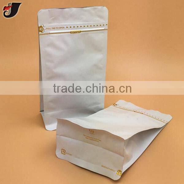 Eco-friendly AL foil flat bottom bag