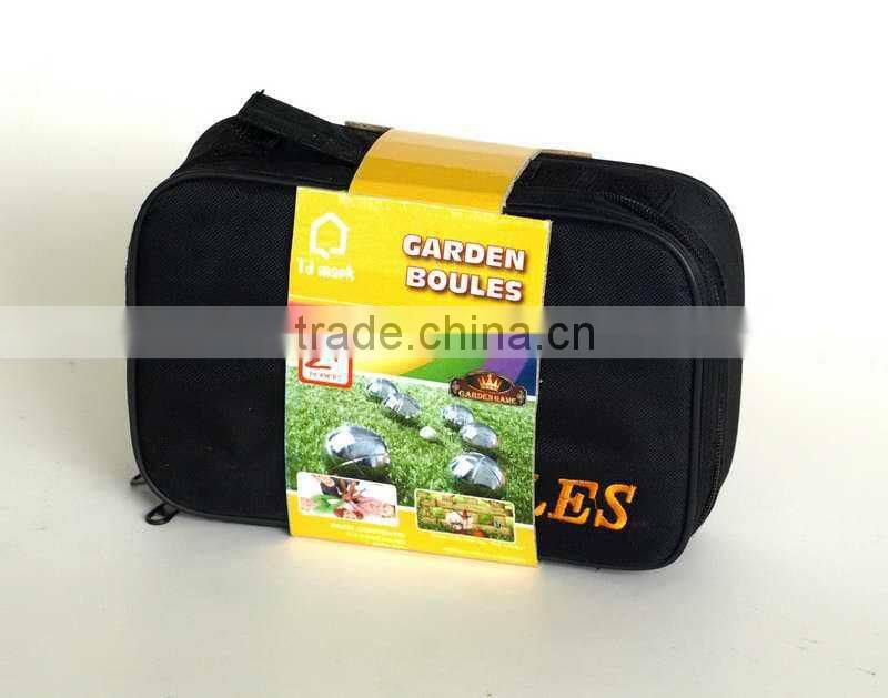 Hot sale 6pcs metal petanque boules garden game toy