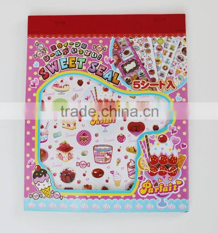 2015 popular Custom sticker paper,glow in the dark sticker paper custom