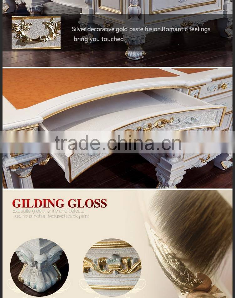 italian classical office furniture -italian home office writing desk -royal furniture french style