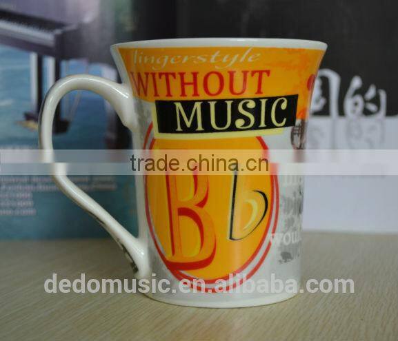 music note cup, customized music note mugs