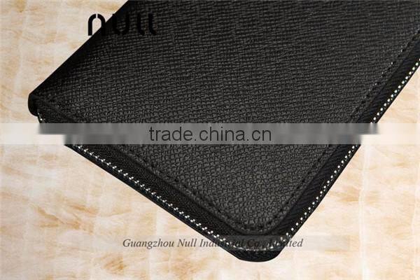 Durable canvas leather zipper card holder wallet for men