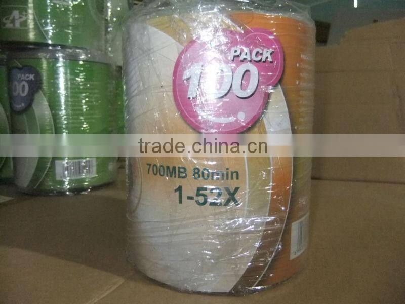 high quality cheap blank CD with COPOR popular design 700MB 52X 80MIN