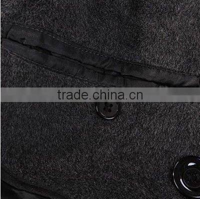 2014 new arrival woolen fabric thickening blazer