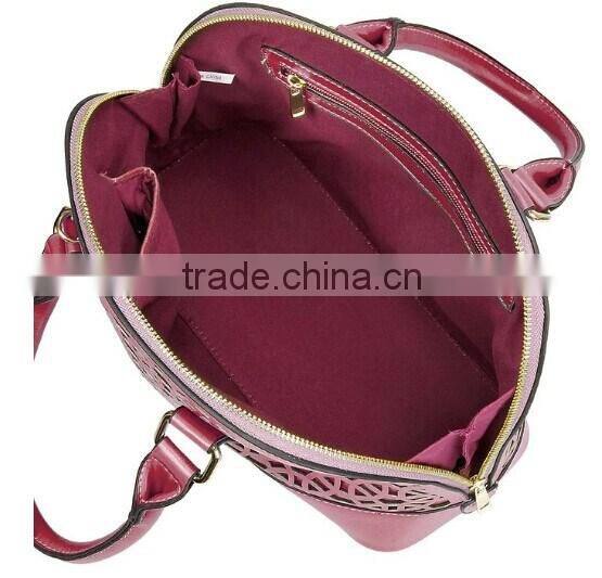 Vintage Womens Faux Leather Cutout Pattern Wholesale Handbag China