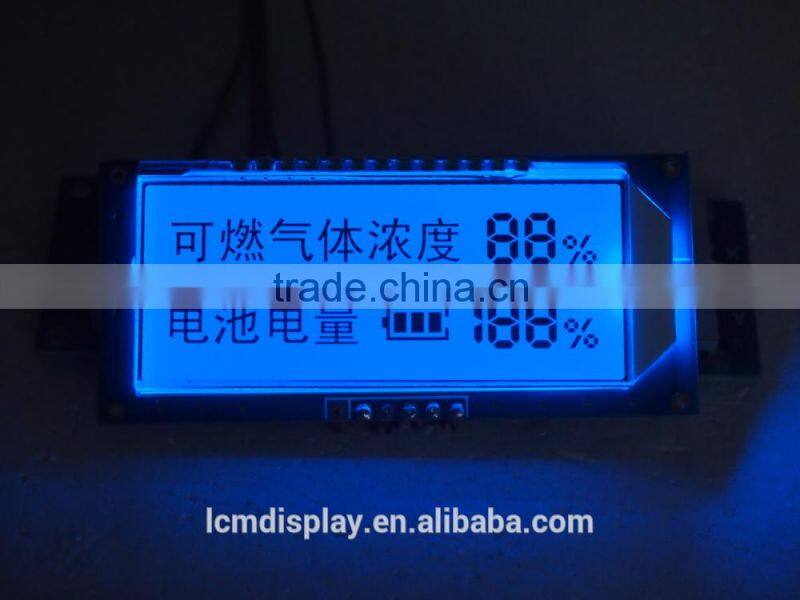 positive segment character custom COG lcd display