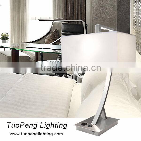 Hotel Dual Desk Lamp , Dresser Lamp , End Table Lamp