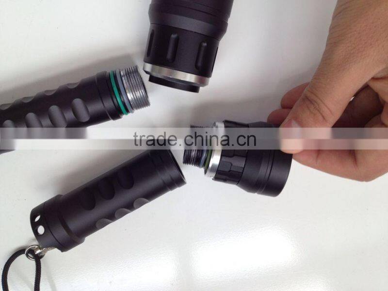 High performance CREE XM-L2 U2 Scuba underwater 1*18650 battery photography car diving video recorder