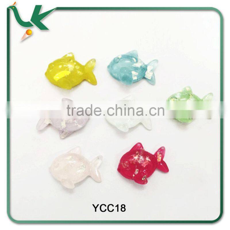 Christmas Halloween Cabochons Cross Flatback Resin Beads with Glitter Powder Kids DIY Crafts MIX IN STOCK