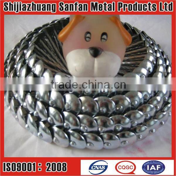 galvanized twisted round head nail