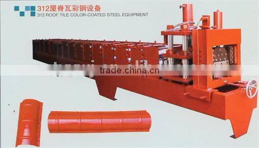 china supplier ridge cap roll forming machine