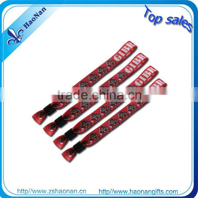 polyester material hand wristbands with ego design for decor party items from china