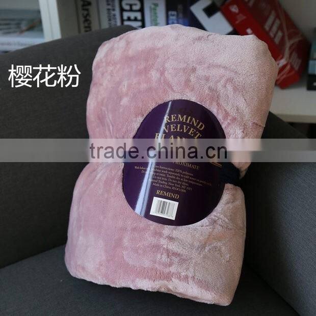 Super Soft Cheap Fleece Blanket Polyester